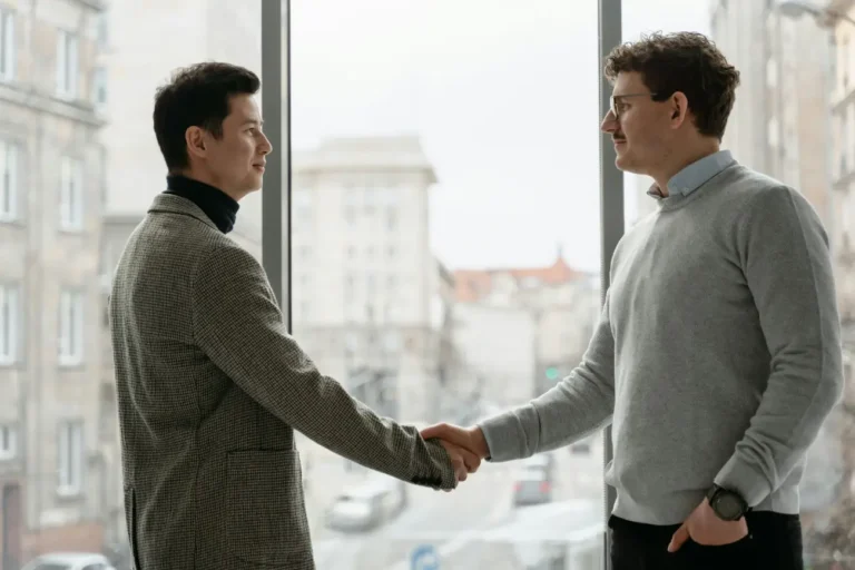 Businessmen Shaking Hands